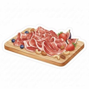 Iberico Ham Platter Assorted Ham with Nuts & Seasonal Fruits (S) 伊比利亞火腿拼盤 火腿・果仁・水果