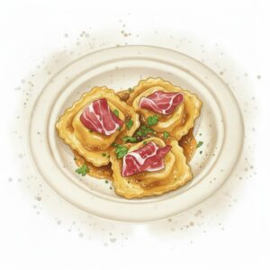 Ham WonVioli [3pcs] 西班牙火腿雲吞 [3粒]