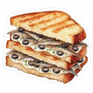 Anchovies & Olive Sandwich 西班牙緹魚 蕃茄 三文治