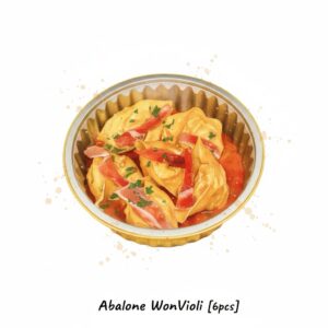 Abalone WonVioli [6pcs] 鮑魚海鮮雲吞 [6粒]