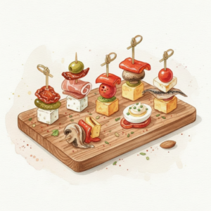 Assorted Pinchos 西班牙雜錦木簽小吃