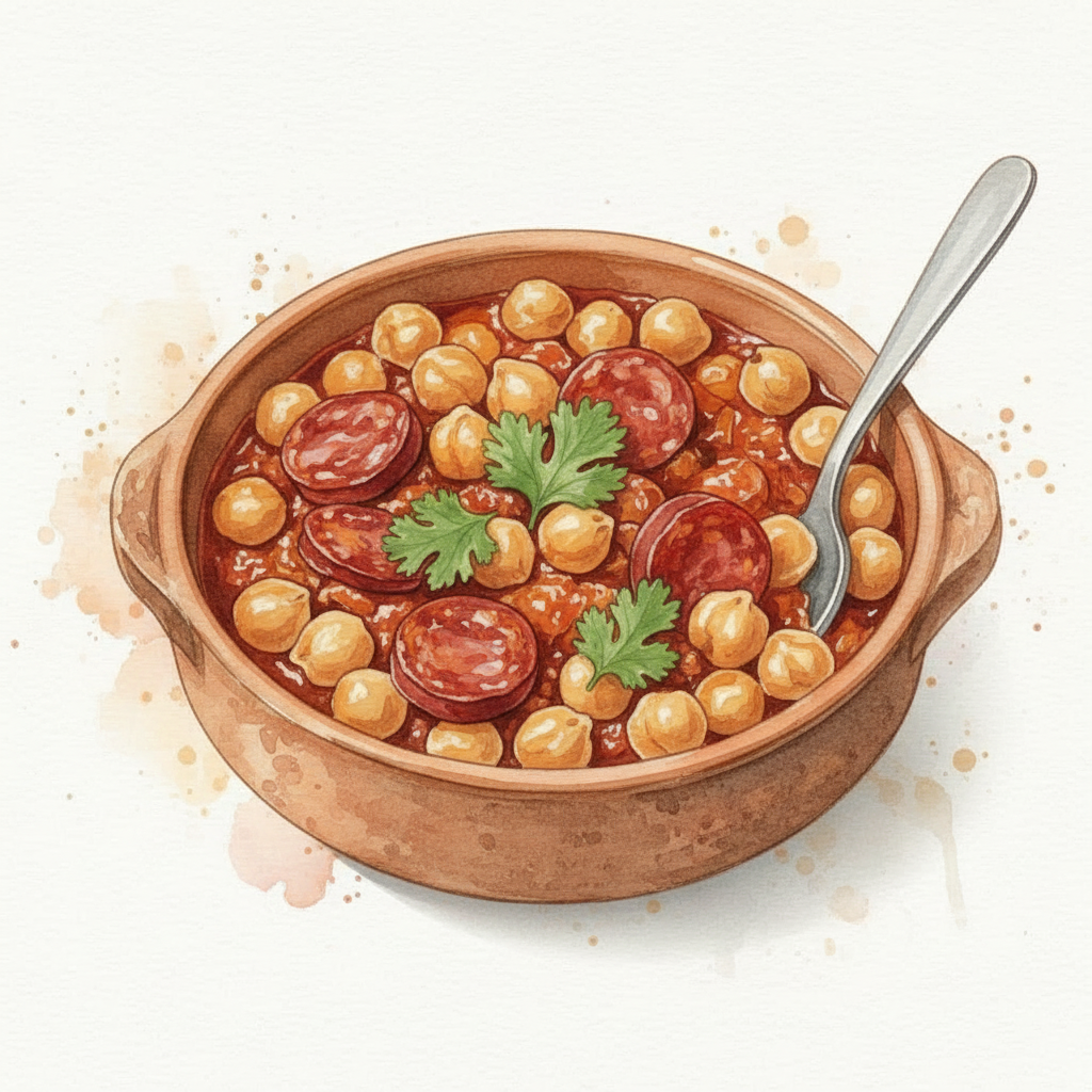Chorizo Chickpeas 西班牙辣肉腸鷹嘴豆